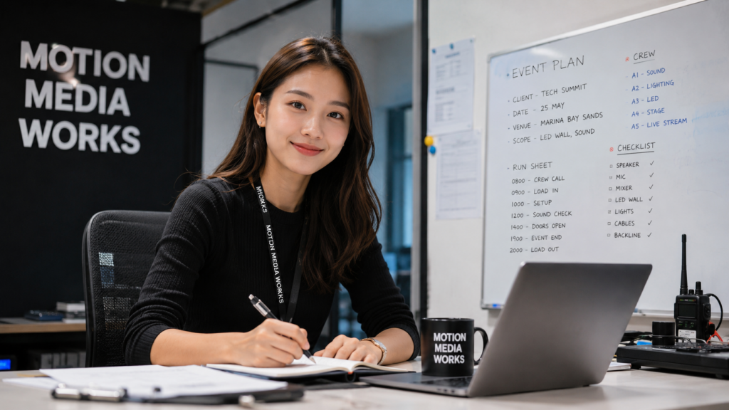 event job opening motion media works. Operations Coordinator